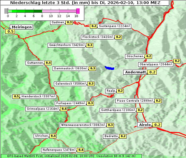 Niederschlag, 10. 2. 2026