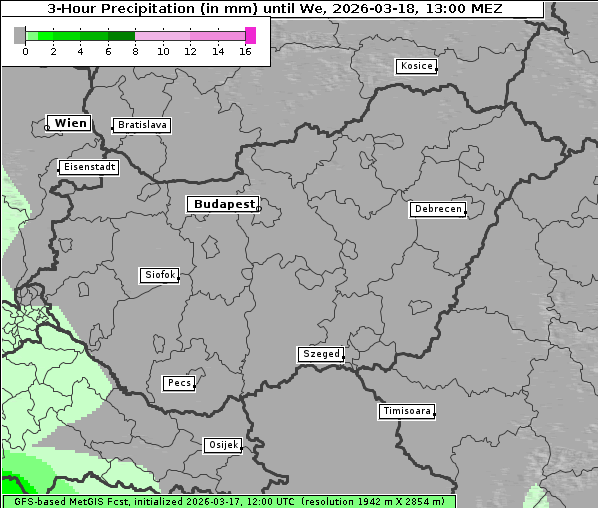 Niederschlag, 18. 3. 2026