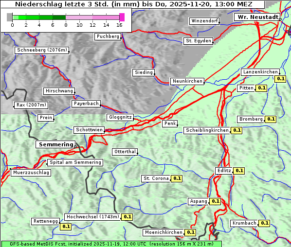 Niederschlag, 20. 11. 2025