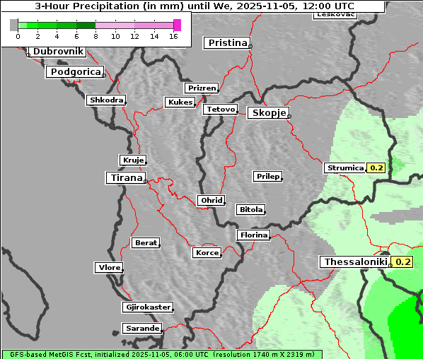 Niederschlag, 5. 11. 2025