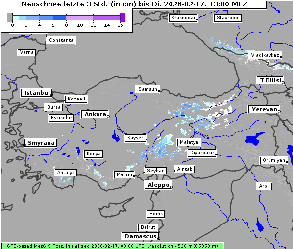 Neuschnee, 17. 2. 2026