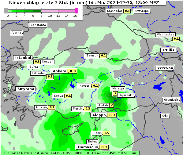 Niederschlag, 30. 12. 2024