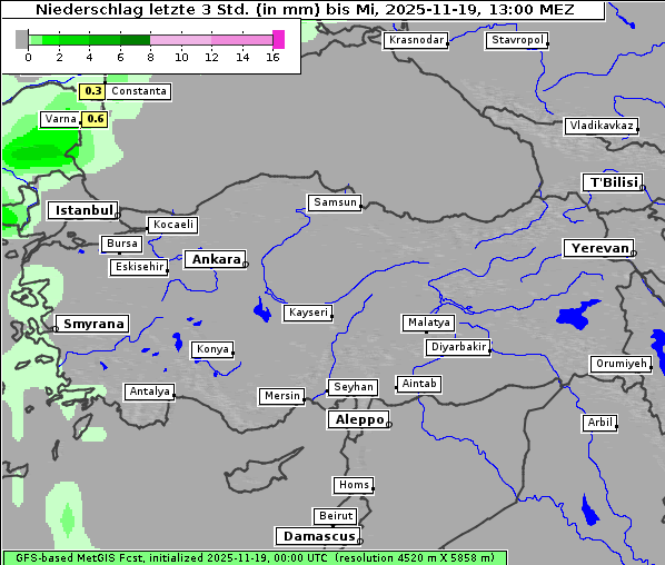 Niederschlag, 19. 11. 2025