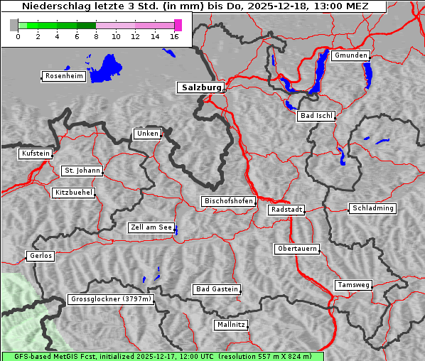 Niederschlag, 18. 12. 2025