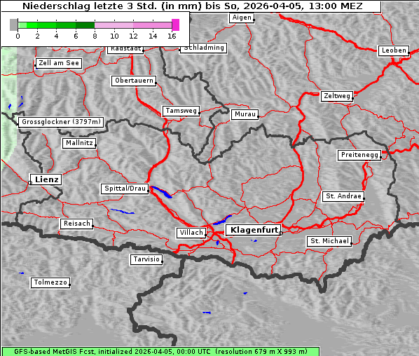 Niederschlag, 5. 4. 2026