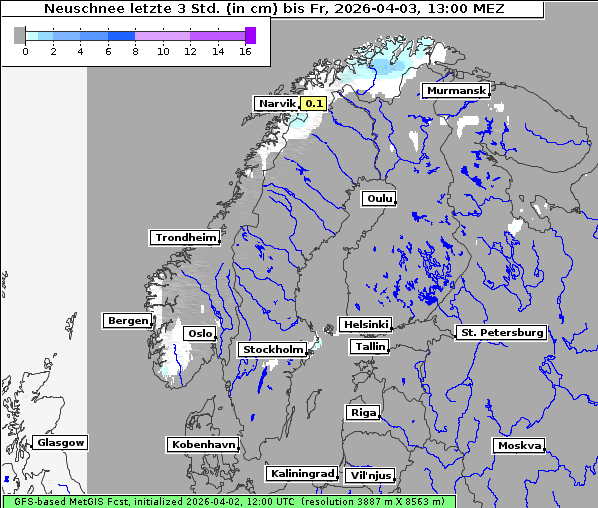 Neuschnee, 3. 4. 2026