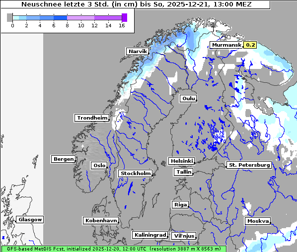 Neuschnee, 21. 12. 2025