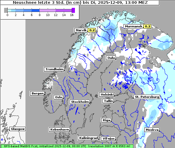 Neuschnee, 9. 12. 2025