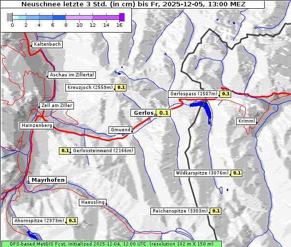 Neuschnee, 5. 12. 2025