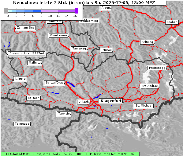 Neuschnee, 6. 12. 2025