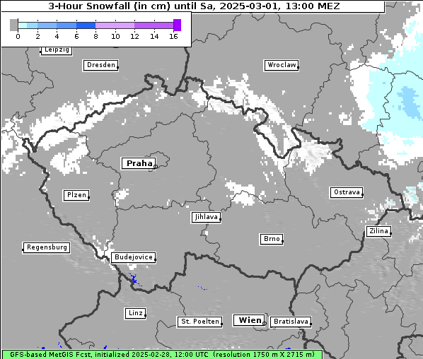 Neuschnee, 1. 3. 2025