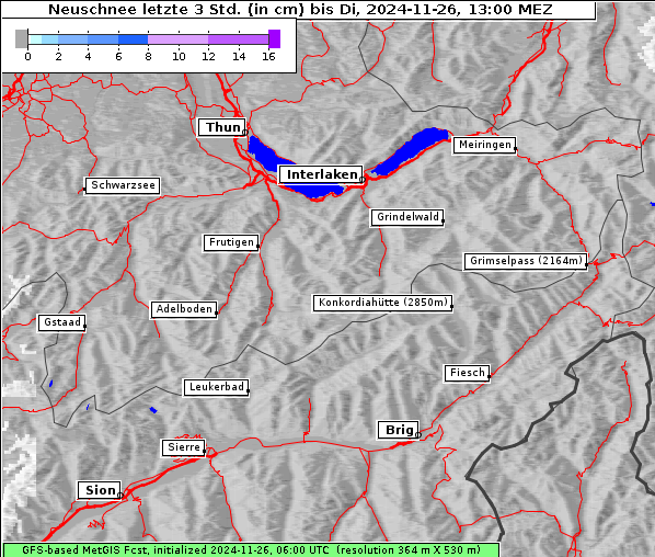 Neuschnee, 26. 11. 2024