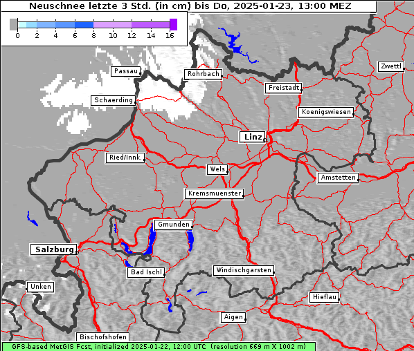 Neuschnee, 23. 1. 2025