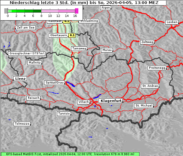 Niederschlag, 5. 4. 2026