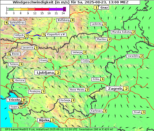 Wind, 23. 8. 2025