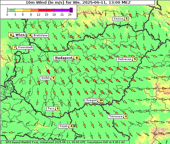 Wind, 11. 6. 2025