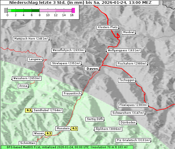 Niederschlag, 24. 1. 2026