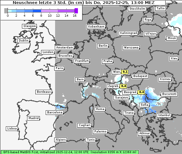 Neuschnee, 25. 12. 2025