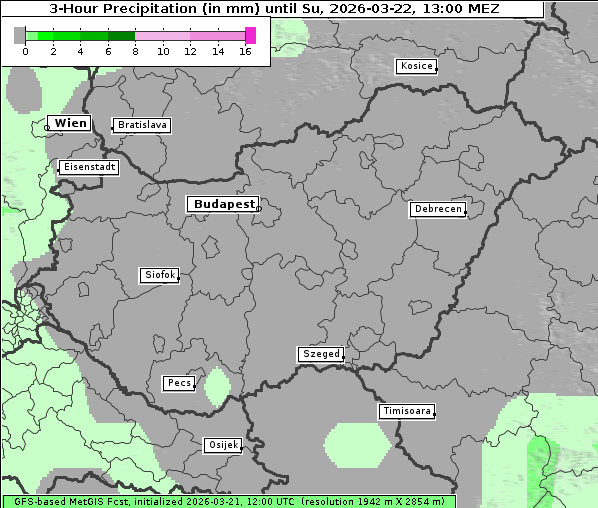 Niederschlag, 22. 3. 2026