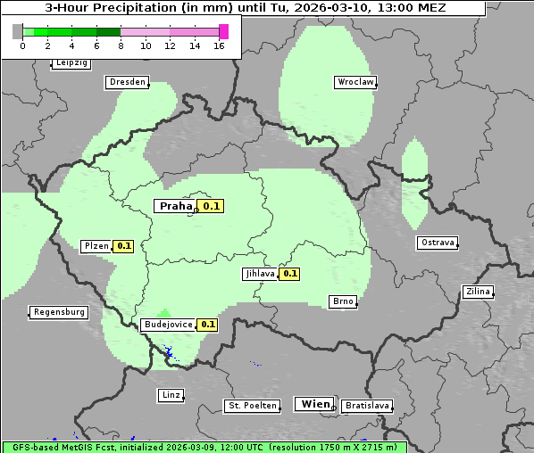 Niederschlag, 10. 3. 2026