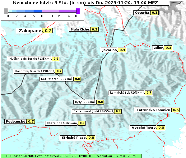 Neuschnee, 20. 11. 2025