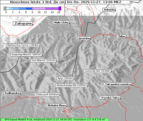 Neuschnee, 27. 11. 2025