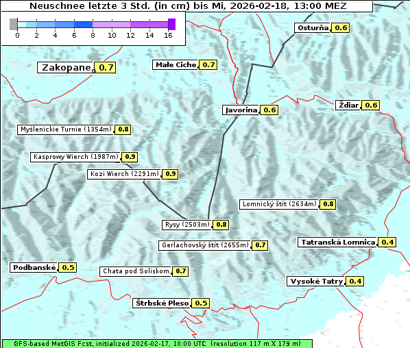 Neuschnee, 18. 2. 2026