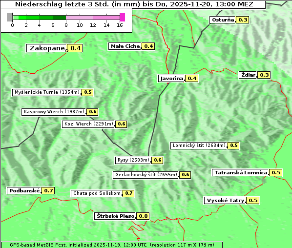 Niederschlag, 20. 11. 2025