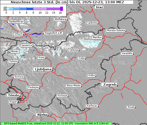 Neuschnee, 23. 12. 2025