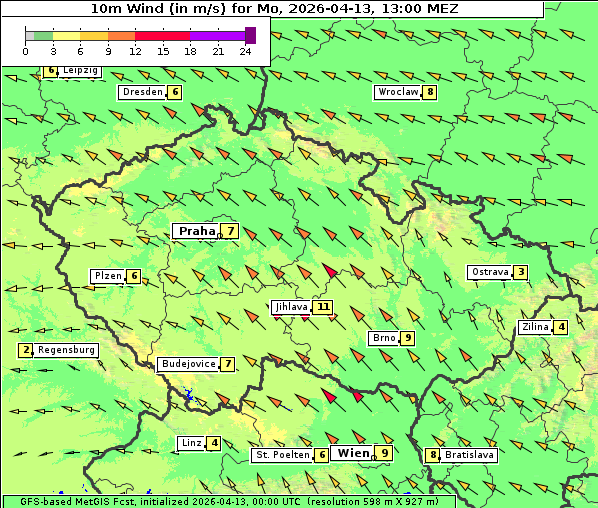 Wind, 13. 4. 2026