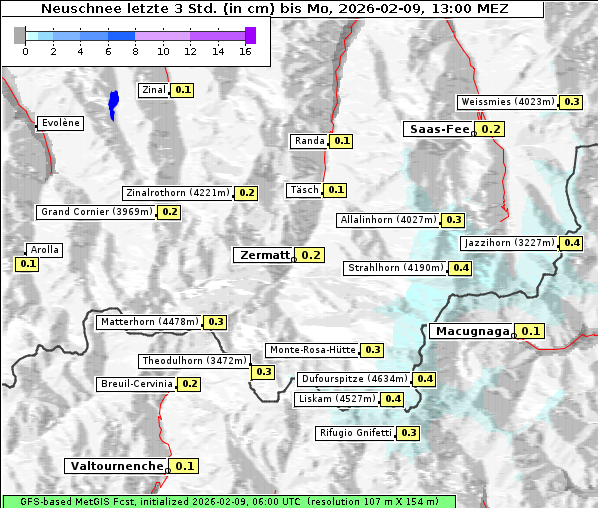 Neuschnee, 9. 2. 2026
