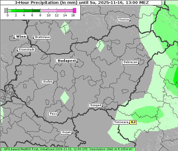 Niederschlag, 16. 11. 2025