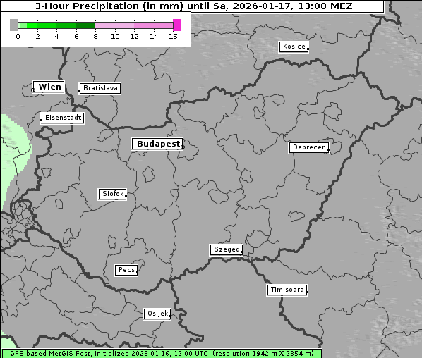 Niederschlag, 17. 1. 2026