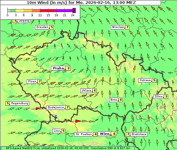Wind, 16. 2. 2026