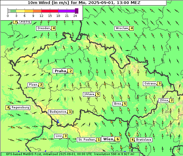 Wind, 1. 9. 2025