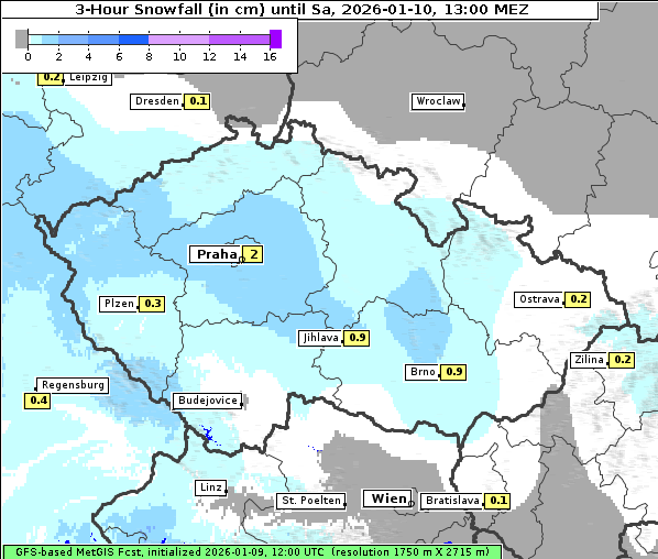 Neuschnee, 10. 1. 2026