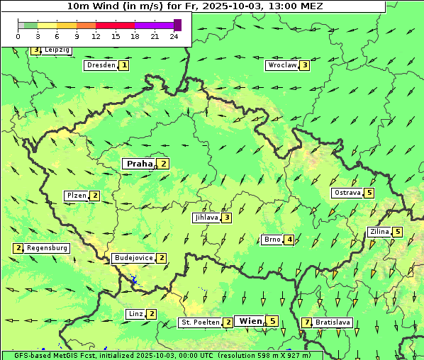 Wind, 3. 10. 2025