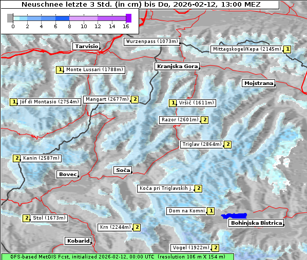 Neuschnee, 12. 2. 2026