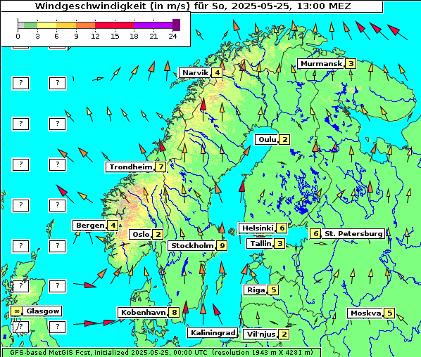 Wind, 25. 5. 2025