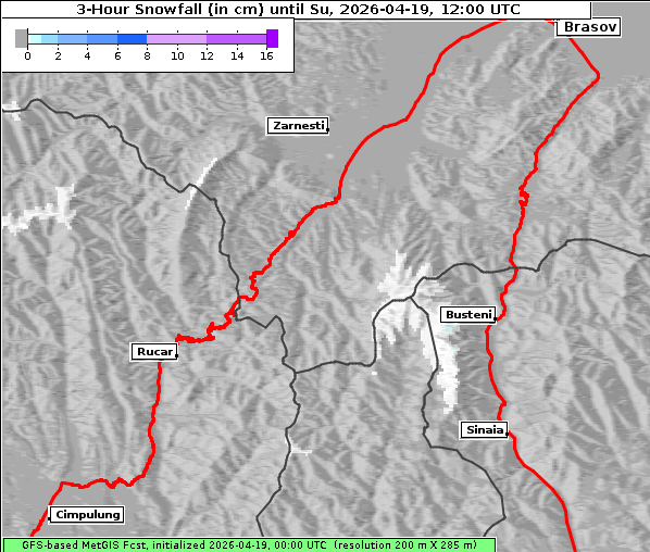Neuschnee, 19. 4. 2026