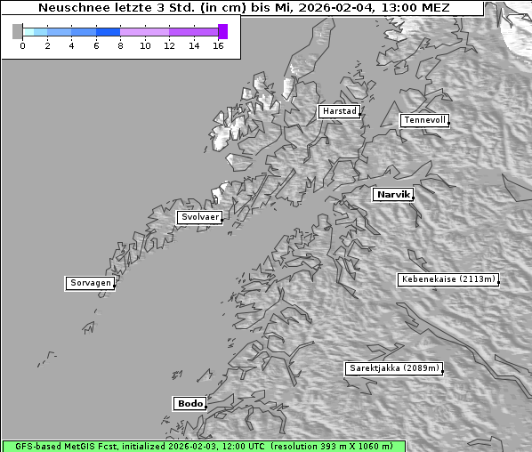 Neuschnee, 4. 2. 2026