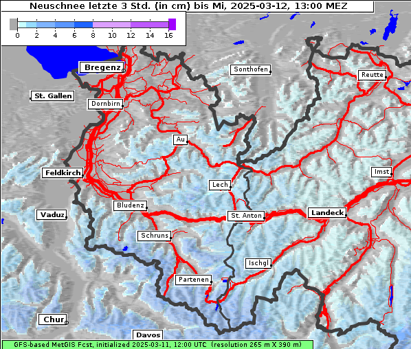 Neuschnee, 12. 3. 2025