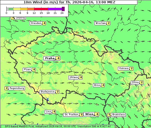 Wind, 16. 4. 2026