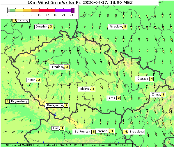 Wind, 17. 4. 2026