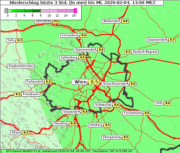 Niederschlag, 4. 2. 2026