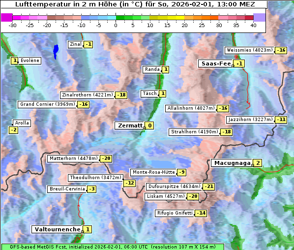 Temperatur, 1. 2. 2026