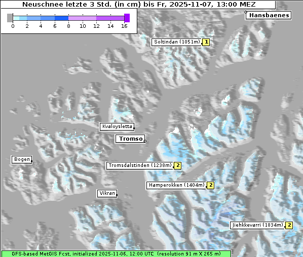Neuschnee, 7. 11. 2025