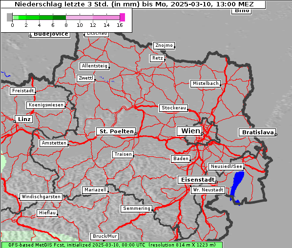Niederschlag, 10. 3. 2025