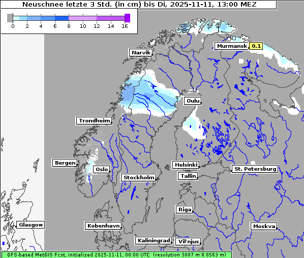 Neuschnee, 11. 11. 2025