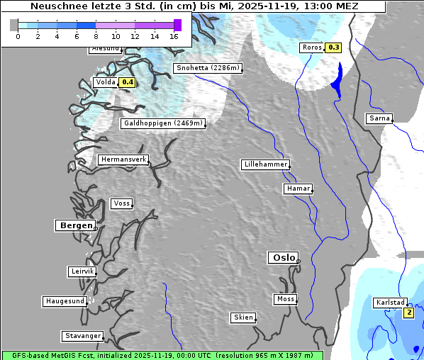 Neuschnee, 19. 11. 2025